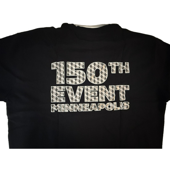 Sneaker Con TShirt Mens LG Black 150th Event Minneapolis Streetwear Graphic Tee - Picture 4 of 4